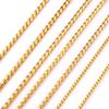 Hanhanle Cadena de Serpiente de Acero Inoxidable Cadena de Perro de Metal Cadena P Pequeña, Mediana y Grande Suministros para Mascotas Perro Collar para Perro