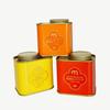 Lata de Grano de Café 150g Cuadrada Sellada Colorida Impresa Lata de Hierro Boca Grande y Pequeña Lata para Empaque de Nuez de Nogal Lata de Hojalata