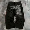Camiseta Listrada Bicolor Estilo Gótico Americano com Estampa de Notas Personalizada Moda Casual Retrô Pulôver Top Y2K