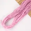 Banda elástica redonda de 0.8-2.0 mm, cordón elástico de látex colorido para joyería, manualidades hechas a mano y pulseras