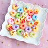 Boutique moño mate punto de ola rosquilla resina accesorios para juego de comida DIY accesorios para el cabello de niños accesorios para pinzas de pelo