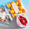 Bolsa Densa Sellable Doble Wo Spot Escribible Grado Alimenticio Bolsa Sellable para Conservar Fresco en Refrigerador Bolsa con Cierre Zip para Frutos Secos Verduras