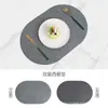 Mantel individual de cuero de doble cara para manualidades, tapete para taza de té, impermeable y a prueba de aceite, tapete de mesa con aislamiento térmico para restaurante occidental, tapete para tazón de comida, posavasos