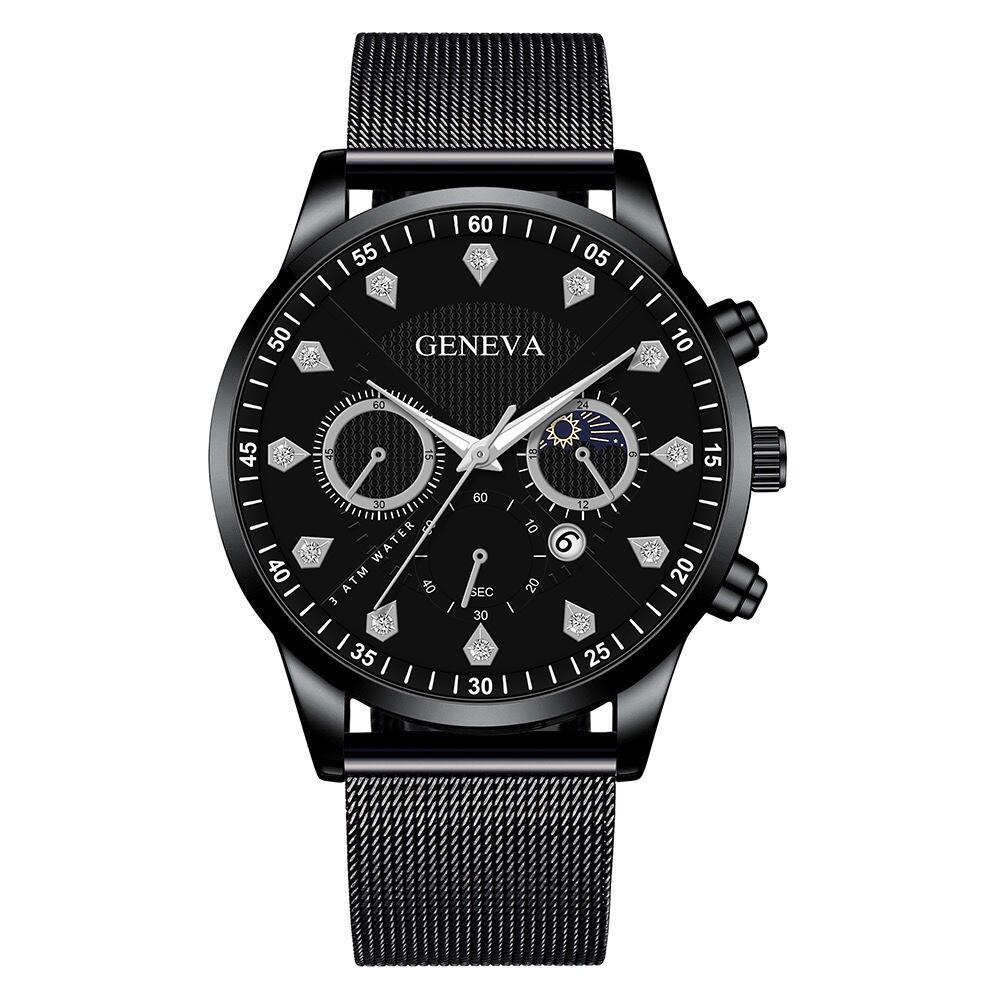 黑色网带黑壳黑面银针