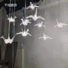 Accesorios de boda colibrí hoja de arce globo de Dragon Ball lleno de estrellas grulla de origami decoración de boda luces de cadena para techo luces colgantes