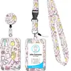 Portatarjeta de identificación retráctil médico original nuevo con cordón, colgante de placa de identificación personalizada para el lugar de trabajo y la oficina, directo de fábrica