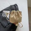 Bolsa de Cubo con Cordón Estilo Coreano de Nicho para Mujer, Bolso Pequeño, Moda Nueva Verano 2026 Bolso Cruzado Versátil para el Uso Diario