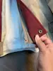 Chaqueta de cuero retro americana de bloques de color, chaqueta corta de moda para hombre de otoño con teñido anudado y cuello alto, estilo cleanfit