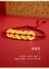 Pulsera de moneda de cinco emperadores de oro 999 joyería para mujer accesorios de collar diy cuerda de mano joyería de concha de agua para hombre venta al por mayor