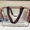Atacado direto de fábrica Bolsa de armazenamento multifuncional de acabamento em PVC, bolsa de armazenamento, bolsa de lavagem, bolsa de cosméticos, conjunto de três peças