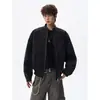 Chaqueta aviador tie-dye con cuello alto para hombre, marca elegante y moderna para adolescentes, nueva chaqueta de cuero casual americana de primavera y otoño