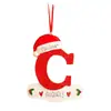 Decoración de Navidad personalizada DIY con nombre 2023 Colgante de madera Letra Adorno colgante de Navidad