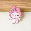 Broche acrílico de desenho animado My Melody, acessório de mochila, emblema Sanrio, pequeno presente criativo