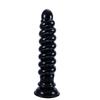 Tapón anal de PVC rosca giratoria 5cm Tapón anal de cristal ventosa tira anal con forma especial bola anal punto G tapón anal