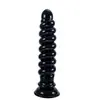Tapón anal de espiral 5-7cm grande, mediano y pequeño látigo anal camarada masculino gay dispositivo de masturbación de la corte trasera dilatador anal tira anal de PVC suave
