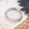 Anillo de Mariposa de Circonita Pequeño Estilo Nuevo para Viaje Diario Todo Fósforo Nicho Círculo Simple Microincrustado Joyería para Mujer Anillo de Dedo