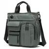 Bolso de Hombro de Negocios para Viajes Diarios de Hombres, Ligero, Multicapa, Portátil, Cruzado, Maletín Vertical A4 para Laptop y Viajes