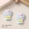 Dibujos animados DIY Accesorios de resina Ramo Gato pequeño Pegamento de crema Hecho a mano Pinza para el pelo Funda para teléfono móvil Hebilla de zapato Accesorios