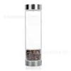 Copo de Energia de Pedras de Cristal Naturais Copo de Vidro para Desmagnetização de Cristal Fundo Plano Pedras DIY Pedras Copo Mágico