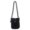 Bolsa pequena quadrada de tecido casual, leve, pronta para uso ao ar livre 2026, estilo japonês, dobrável, para moedas, celular, ombro, transversal