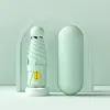 Sombrilla de sol, protección UV, ultraligera, doble uso para sol y lluvia, sombrilla de cápsula para el sol con 50% de descuento