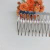 Peine de Hierro de 5 Dientes/6 Dientes/10 Dientes para el Cabello de Alta Calidad que Conserva el Color Dorado y Plateado Accesorios para el Cabello de Novia Comúnmente Usados en Disfraces Antiguos con Dientes para Boda