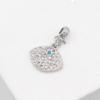 Zhongxing Accesorios Pequeños Transfronterizos Europeos y Americanos Colgante Ojo de Demonio de Zircón Colgante de Collar Avanzado Accesorios de Joyería DIY