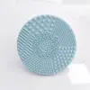 Esponja de silicone para lavar maçã com ventosa, base de silicone para limpar pincéis de maquiagem, ferramenta de lavagem portátil, grande quantidade em estoque