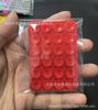 Fábrica en stock 24 ventosas cuadradas de doble cara lavables 24 ventosas de doble cara para teléfono móvil antideslizantes ventosas de doble cara