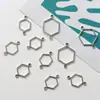 Accesorios DIY de Aleación Más Vendidos Conectores Hexagonales Tipo Panal Grandes y Pequeños Accesorios para Collares Pulseras Joyería Venta al por Mayor