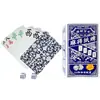 Cartas de Poker Mahjong Impermeáveis para Casa, Viagem, Exterior, Espessas, Duráveis, Anti-Dobragem, Papel Portátil, Baralho Especial para Jogos