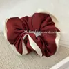 Scrunchie de Algodão Preenchido com Cetim de Alta Qualidade Estilo Coreano Versátil Prendedor de Rabo de Cavalo com Textura Macia Faixa de Cabelo