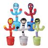 Juguetes Parlantes de Aprendizaje Cumpleaños Cactus Bailarín Cactus Giratorio Bebé Puede Cantar y Bailar Regalo para el Día del Niño