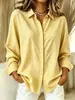 Camisa feminina de outono nova moda listrada transfronteiriça europeia e americana Amazon 2026