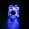 Partículas pequeñas 2*2 lámpara redonda de bloques de construcción accesorios rompecabezas DIY juguete de bloques de construcción luces LED flash coloridos accesorios de juguete