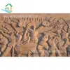 Construcción de Partido Cultura Roja Guerra Antijaponesa Escultura de Construcción de Partido Ejército de Combate Plástico Reforzado con Fibra de Vidrio Cobre de Imitación Adornos de Soldado Revolucionario