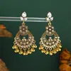 Pendientes de Borla con Flores de Estilo Bohemio Transfronterizos Europeos y Americanos para Mujer, Pendientes de Moda Étnica Exagerados Retro, Pendientes de Alta Gama