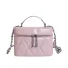 Bolso de Cadena Acolchado Estilo Chanel para Mujer 2026 Nuevo Bolso de Mano Elegante Bolso Cuadrado Pequeño Bolso Pequeño de Hombro Cruzado de Moda