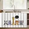 Cortinas para Cubrir Gabinetes al por Mayor, Estantes de Almacenamiento, Artículos Varios, Zapateros, Cortinas Decorativas a Prueba de Polvo, Cortinas Divisorias para Gabinetes Autoadhesivas de Velcro