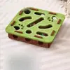 Juguete para Gatos Dispensador de Comida para Gatos Laberinto Rompecabezas Caja de Fieltro para Excavar Juguete Interactivo para Mascotas Campana para Gatos Pelota Multifuncional