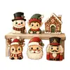 Adornos de escritorio navideños transfronterizos para el hogar, dormitorio, entrada, exhibición en estantería, decoración de escena para fiestas navideñas