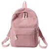 Bolsos Escolares al por Mayor para Mujer, Estilo Coreano Harajuku Versátil Mochilas de Pana Estilo Universitario Personalizadas para Estudiantes de Secundaria para Mujer
