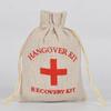 Bolsa para Kit de Resaca Transfronteriza Bolsa de Algodón Cruzada Kit de Primeros Auxilios para Resaca Fiesta de Bodas Bolsa sobria