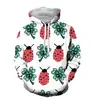 Sudadera con capucha para hombre forrada de polar Moda Simple Flor Nacional Irlandesa de la Suerte Impresión Digital 3D Ropa Casual para Hombre y Mujer