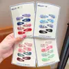 Pinzas para el pelo de colores dopamina estilo coreano para niñas, lindos y versátiles accesorios pequeños para el cabello que no dañan el cabello, adecuados para flequillos laterales de bebé