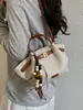 Yuezi 2026 Verano Nueva Moda Bolso de un Hombro para Mujer, Diseño Cruzado Versátil, Bolso Relajado tipo Cesta