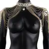Accesorios de Ropa de Gama Alta Cadena de Hombro Nupcial con Pedrería Europea y Americana Set de Accesorios para Vestido de Boda Vestido de Performance Accesorios de Princesa Cadena de Hombro