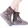 Cubrezapatos de lluvia para hombre y mujer, impermeables para días lluviosos, a prueba de lluvia para niños, engrosados, antideslizantes, suela resistente al desgaste, cubrezapatos de lluvia para estudiantes