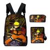 Mochila Fire Shadow nueva mochila transfronteriza traje de tres piezas caricatura moda hombres y mujeres estilo callejero universitario