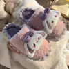Pantuflas de algodón para padres e hijos para mujer, nuevo modelo otoño e invierno 2026, dibujos animados lindos, suela gruesa antideslizante, para interiores y exteriores, hogar, zapatos de maternidad